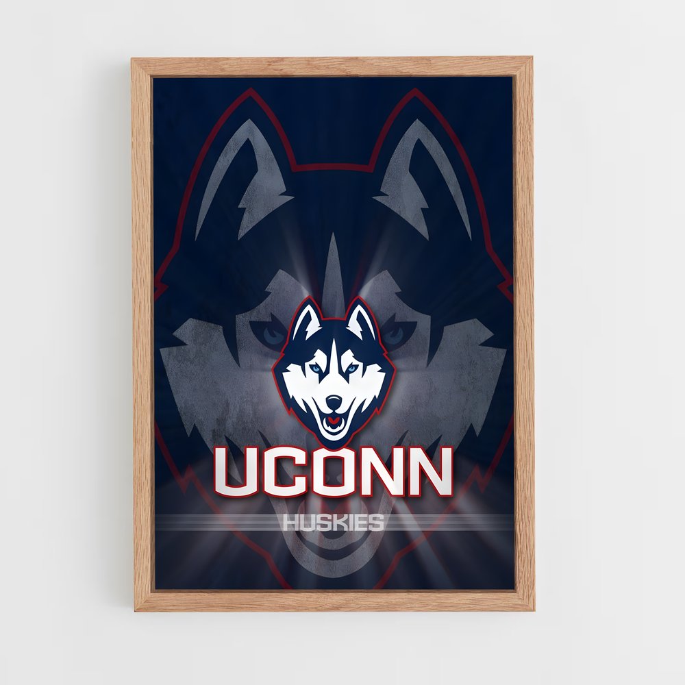 Poster Uconn huskies – affiche Basketball (vue 4)